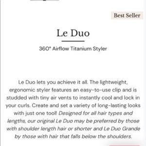 L’ange Le Duo Styler